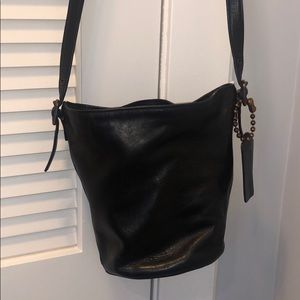 Coach Leather Bucket Bag